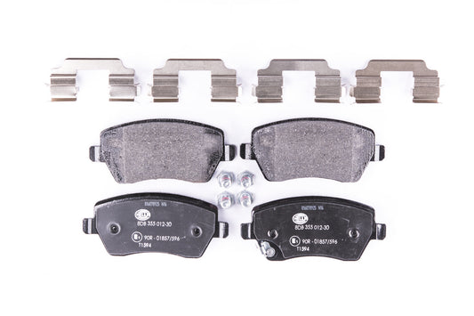 HELLA Brake pad set - T1594 - for e.g. OPEL / SUZUKI / VAUXHALL 8DB355012-301
