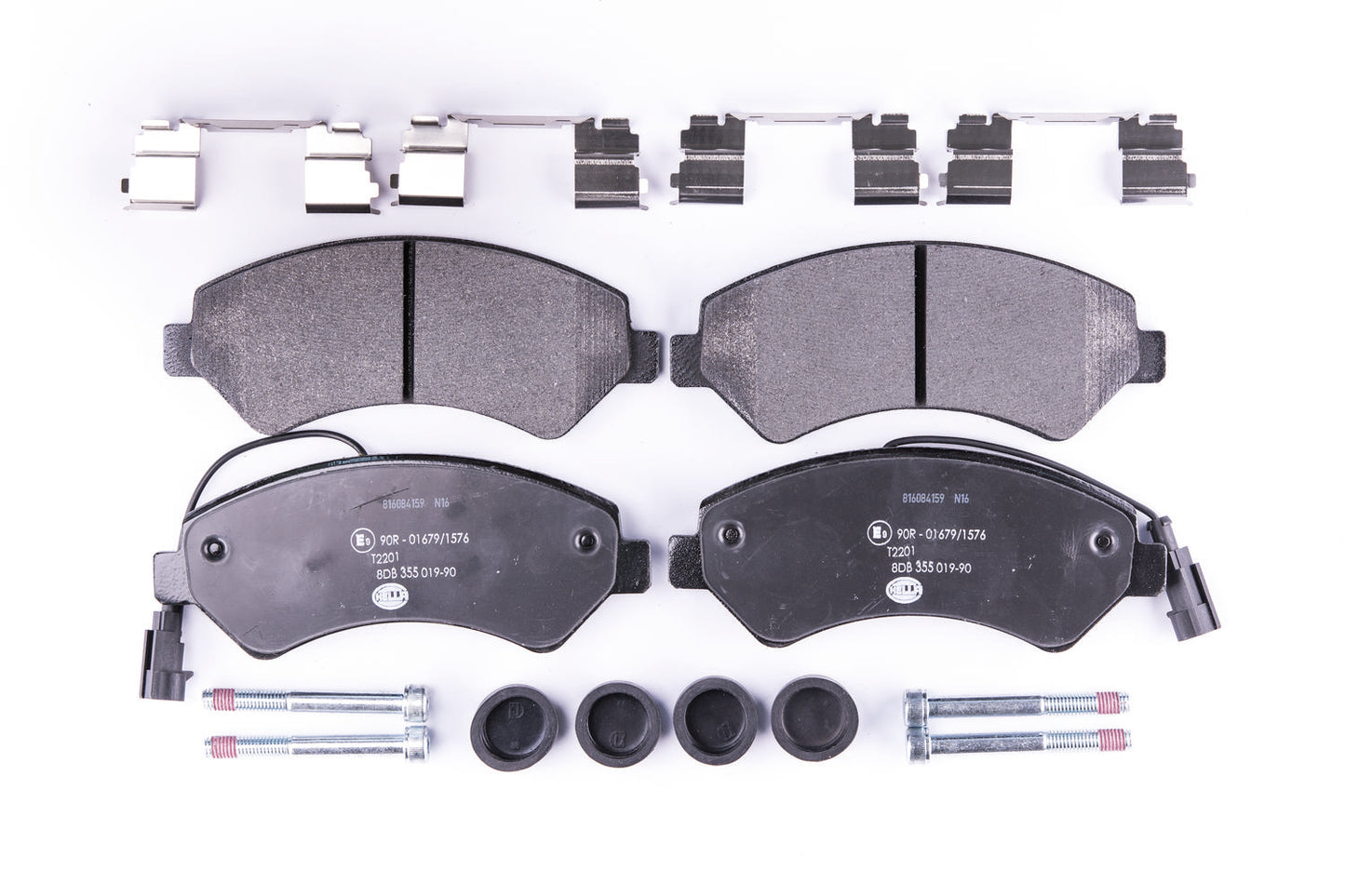HELLA Brake pad set - T2201 - for e.g. CITROEN / FIAT / PEUGEOT 8DB355019-901