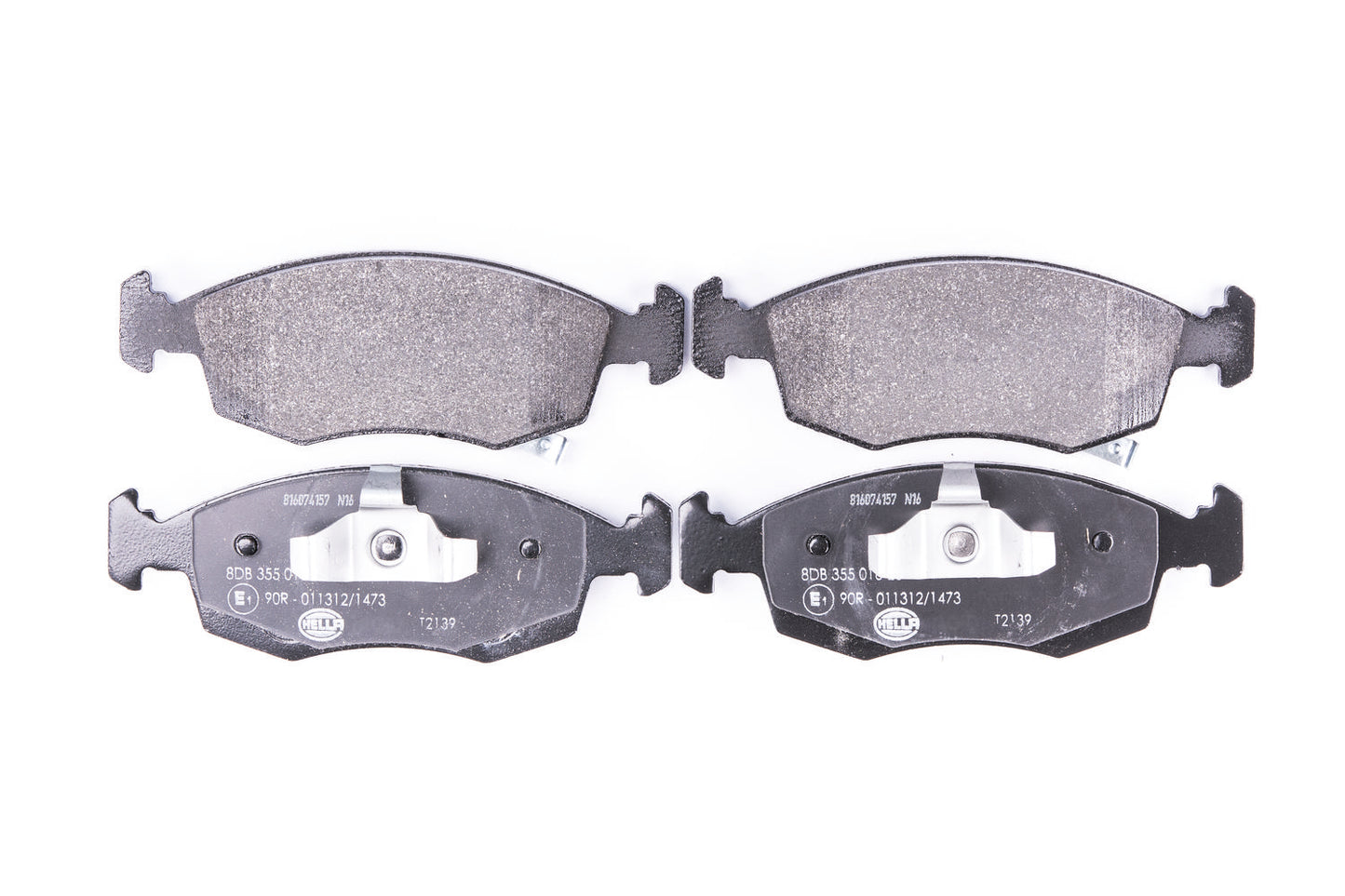 HELLA Brake pad set - T2139 - for e.g. CHRYSLER / FIAT / LANCIA 8DB355016-231