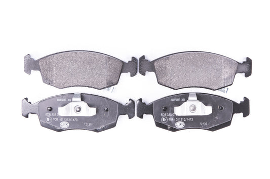 HELLA Brake pad set - T2139 - for e.g. CHRYSLER / FIAT / LANCIA 8DB355016-231