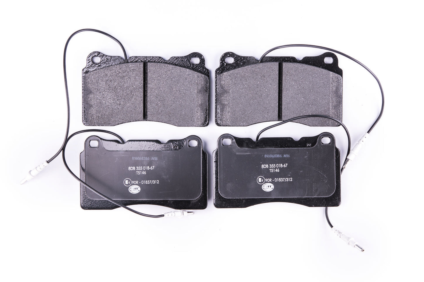 HELLA Brake pad set - T5146 - for e.g. CITROEN / FIAT / LANCIA / PEUGEOT 8DB355018-671