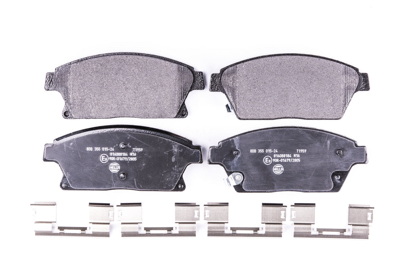 HELLA Brake pad set - T1959 - for e.g. BUICK / CADILLAC / CHEVROLET / HOLDEN 8DB355015-241