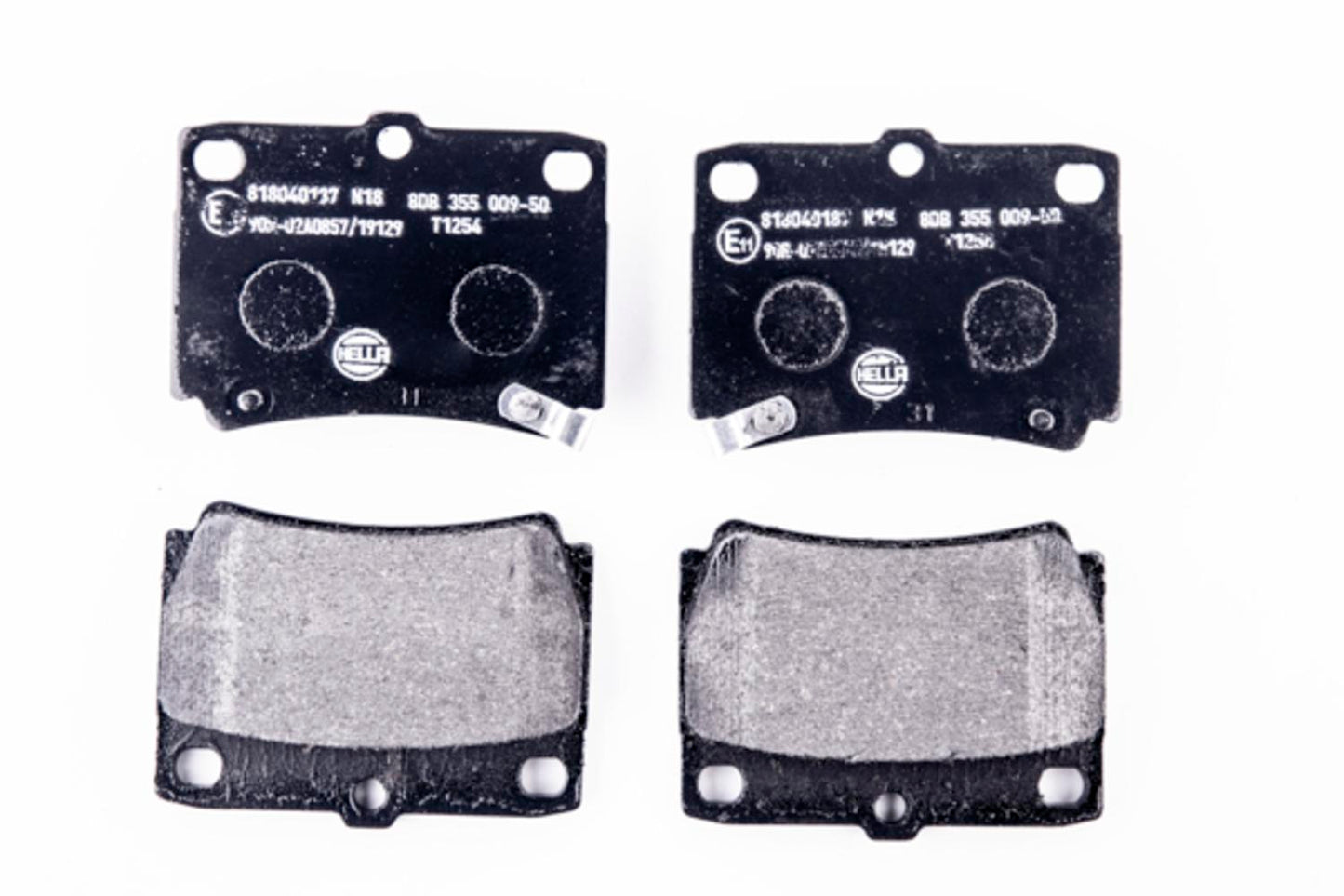 HELLA Brake pad set - T1254 - for e.g. MITSUBISHI 8DB355009-501