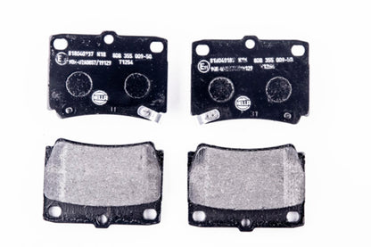 HELLA Brake pad set - T1254 - for e.g. MITSUBISHI 8DB355009-501
