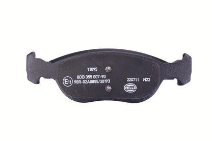 HELLA Brake pad set - T1095 - for e.g. ALFA ROMEO / FIAT / LANCIA 8DB355007-901