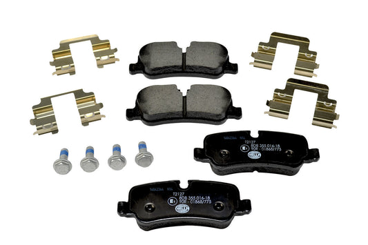 HELLA Brake pad set - T2127 - for e.g. LAND ROVER 8DB355016-181