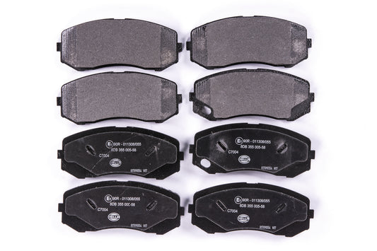 HELLA Brake pad set - C7004 - for e.g. MITSUBISHI 8DB355005-581