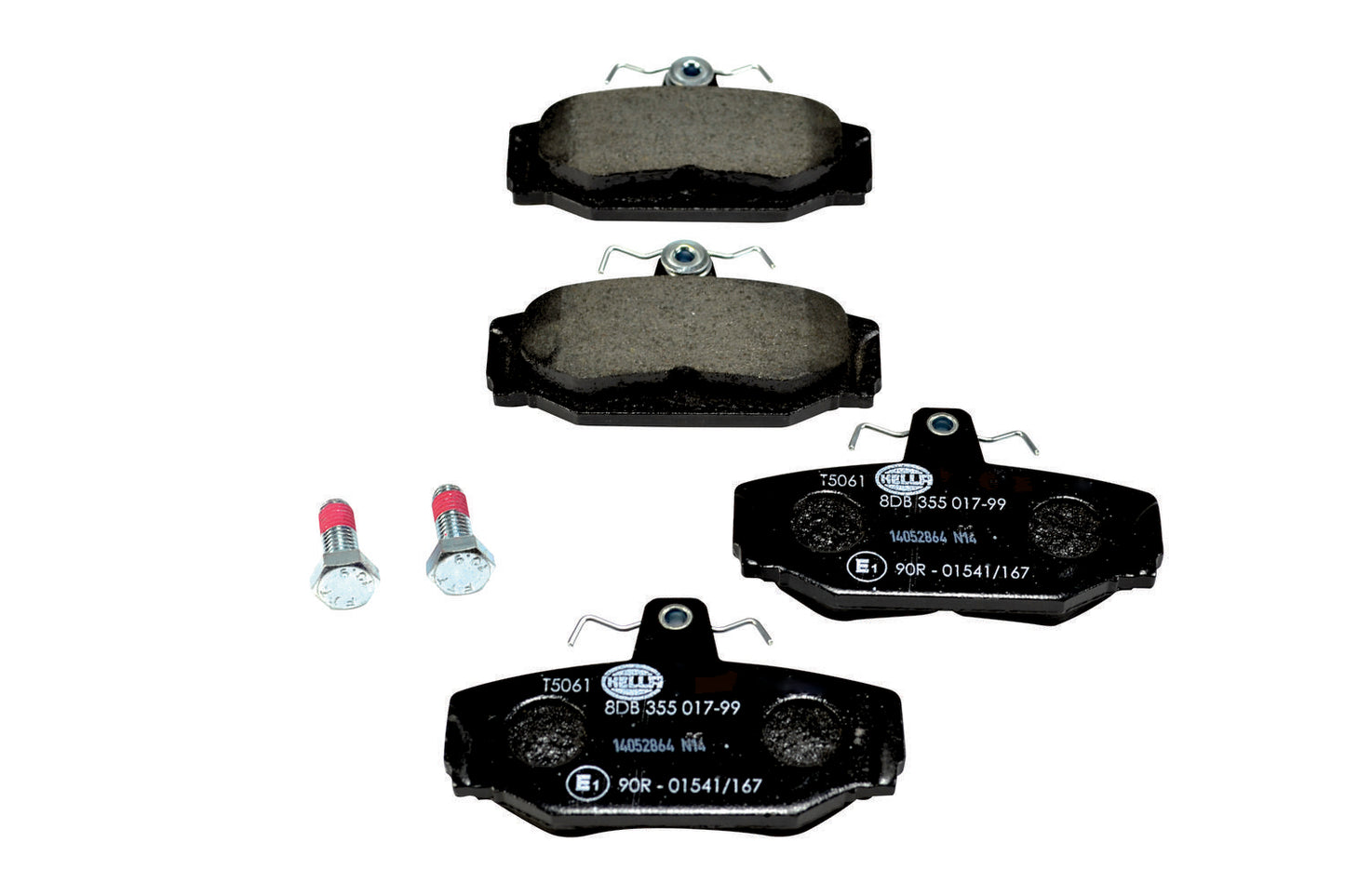 HELLA Brake pad set - T5061 - for e.g. VOLVO 8DB355017-991