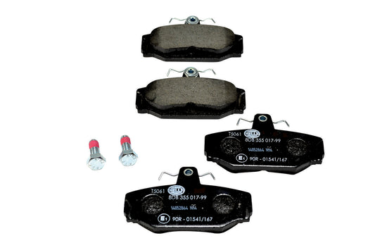 HELLA Brake pad set - T5061 - for e.g. VOLVO 8DB355017-991