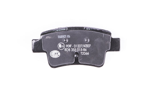 HELLA Brake pad set - T2066 - for e.g. OPEL / VAUXHALL 8DB355015-861