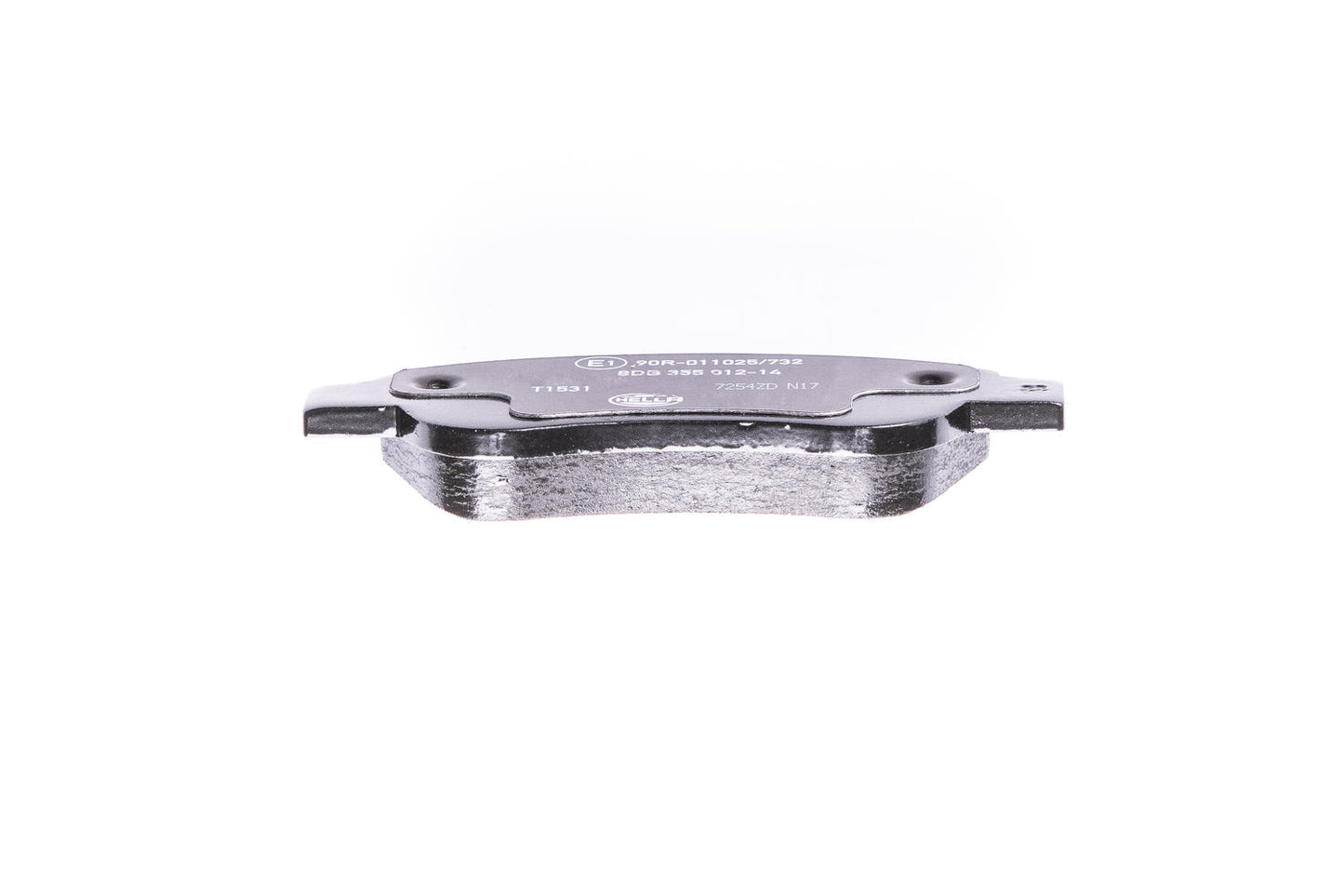 HELLA Brake pad set - T1531 - for e.g. CITROEN / PEUGEOT / TOYOTA 8DB355012-141
