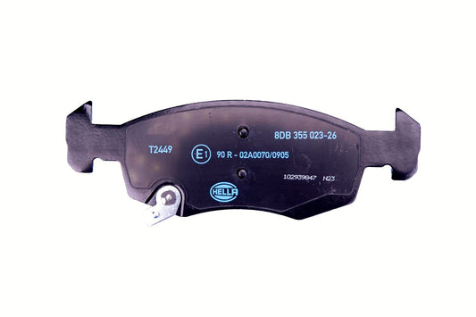 HELLA Brake pad set - T2449 - for e.g. OPEL / VAUXHALL 8DB355023-261
