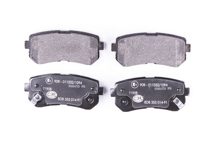 HELLA Brake pad set - T1908 - for e.g. HYUNDAI 8DB355014-911