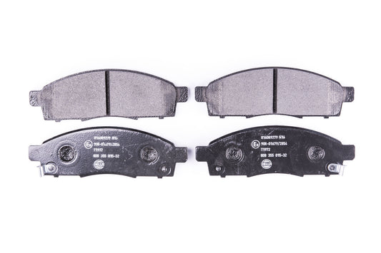 HELLA Brake pad set - T1972 - for e.g. MITSUBISHI / NISSAN 8DB355015-321