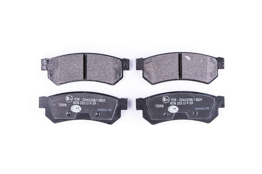 HELLA Brake pad set - T2098 - for e.g. CHEVROLET / DAEWOO 8DB355019-591