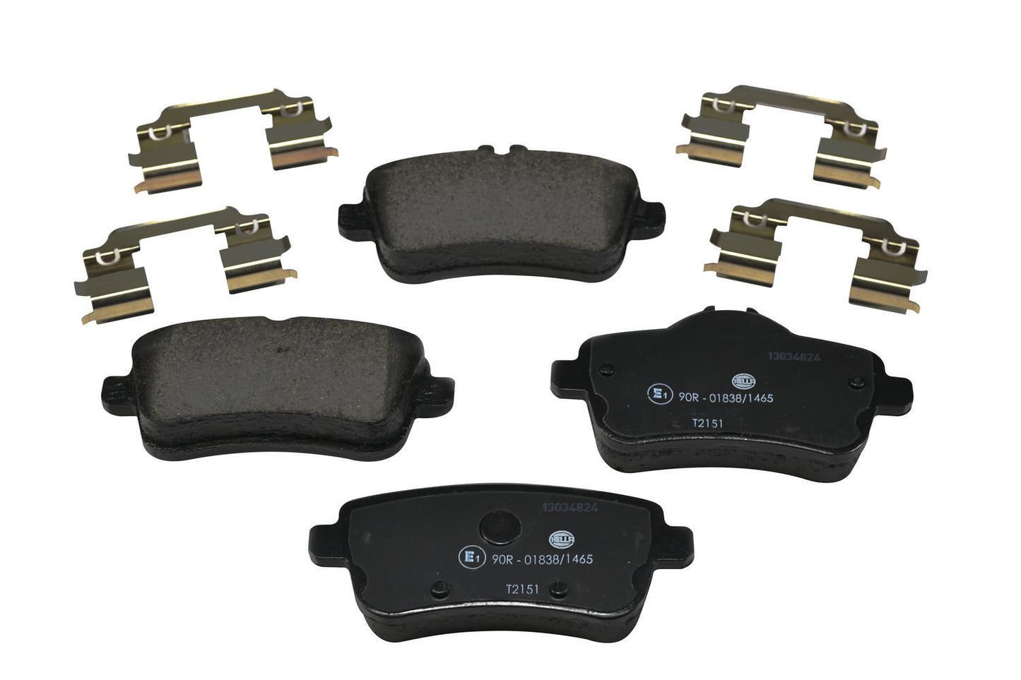 HELLA Brake pad set - T2151 - for e.g. BRABUS / MERCEDES-BENZ 8DB355019-741