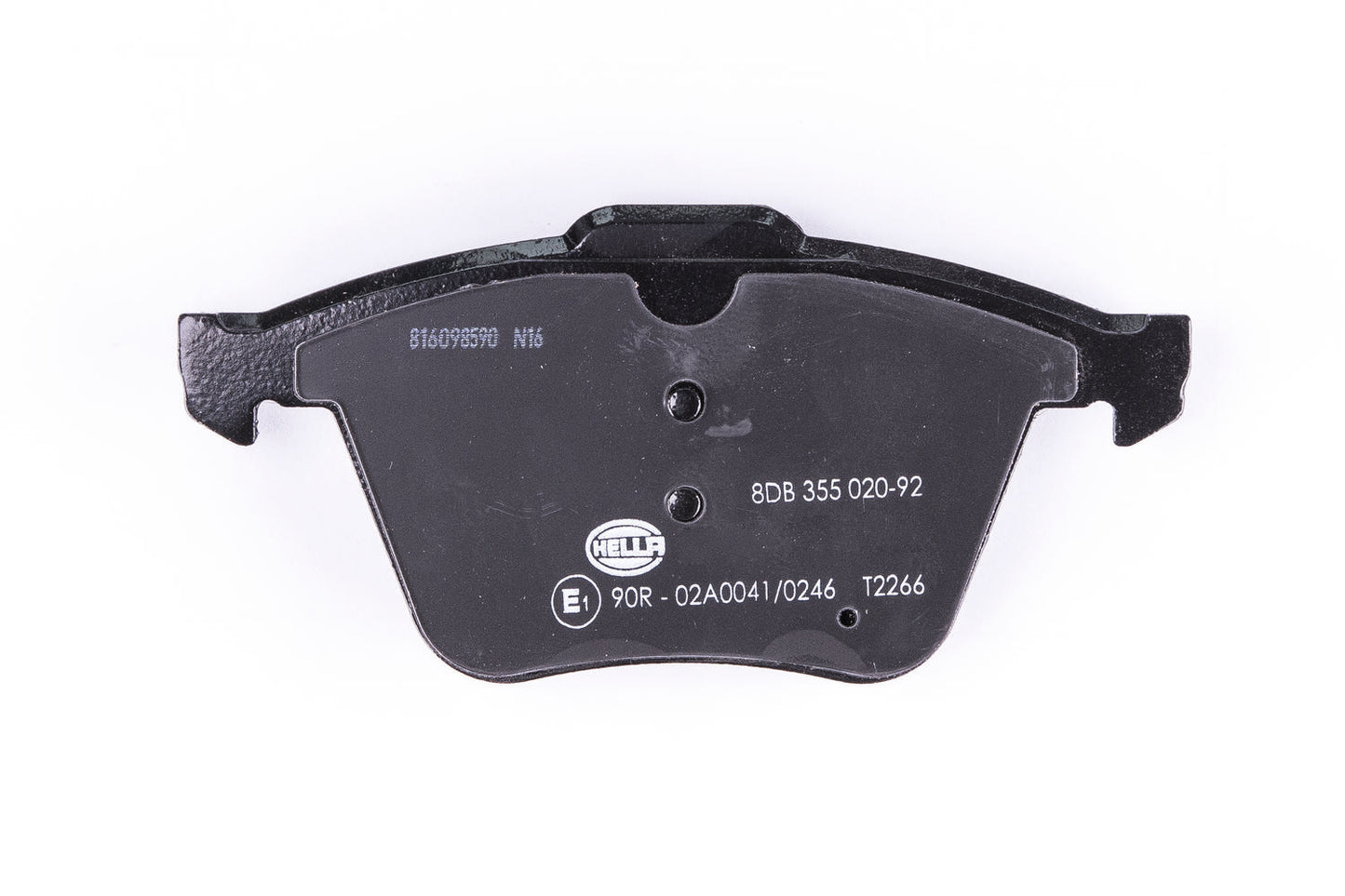 HELLA Brake pad set - T2266 - for e.g. JAGUAR 8DB355020-921