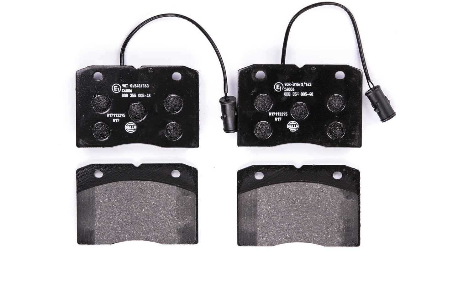 HELLA Brake pad set - C6006 - for e.g. ALFA ROMEO / IVECO 8DB355005-481