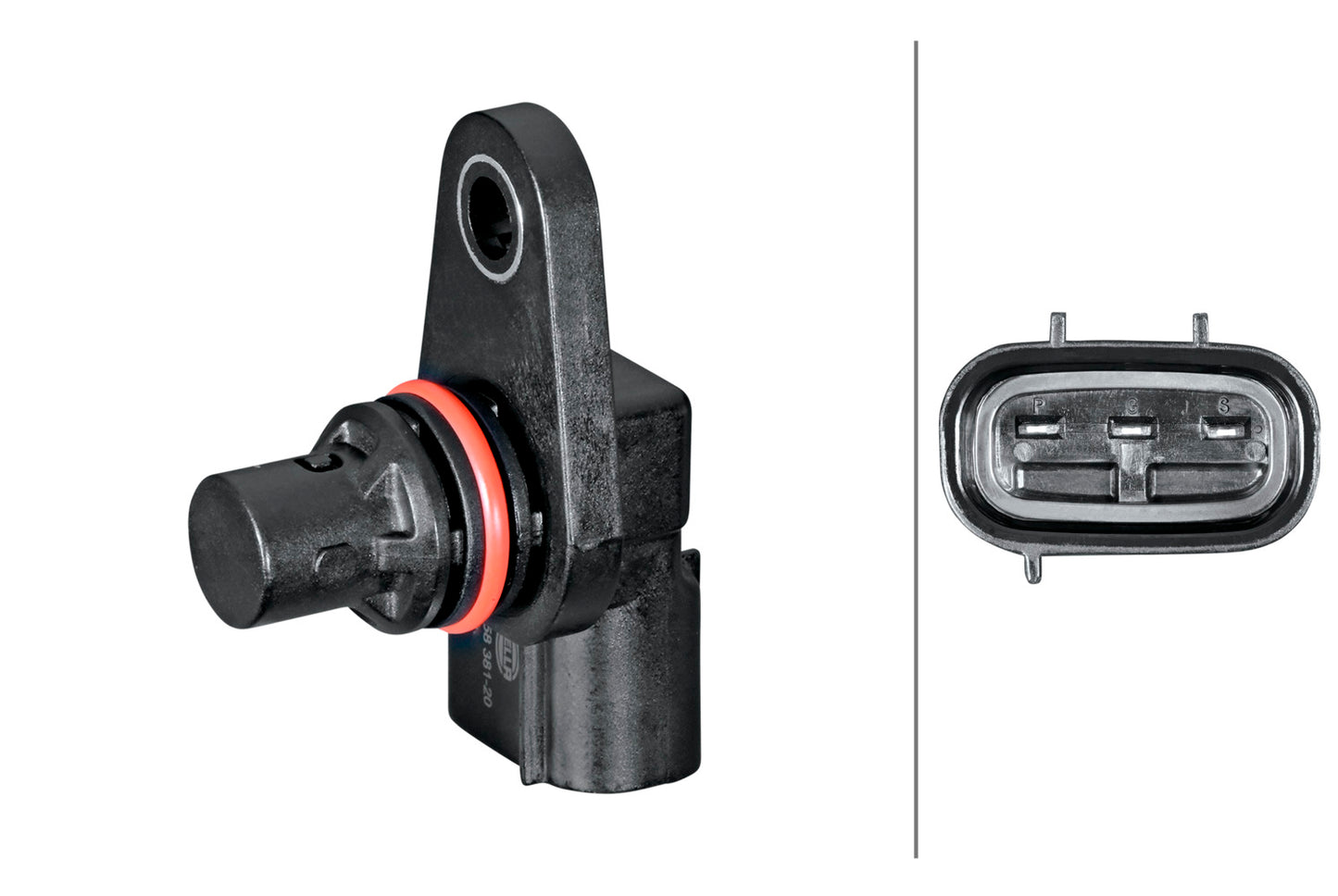 HELLA Sensor, camshaft position - 3-pin connector 6PU358381-201