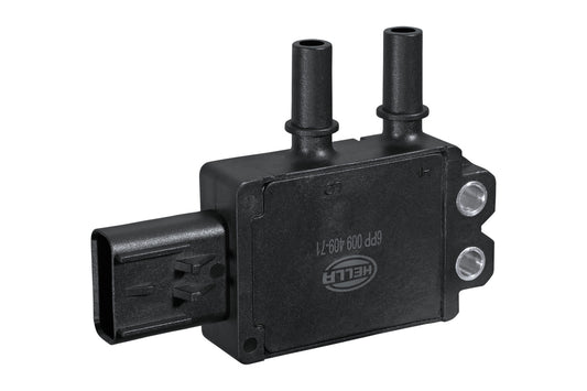 HELLA Sensor, exhaust pressure - 4-pin connector - Flange mounting 6PP009409-711