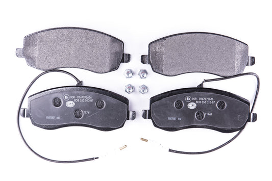 HELLA Brake pad set - T1761 - for e.g. CITROEN / FIAT / LANCIA / PEUGEOT 8DB355013-871