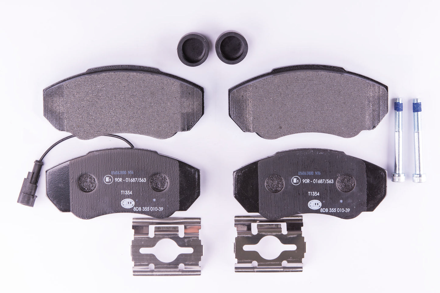 HELLA Brake pad set - T1354 - for e.g. CITROEN / FIAT / PEUGEOT 8DB355010-391