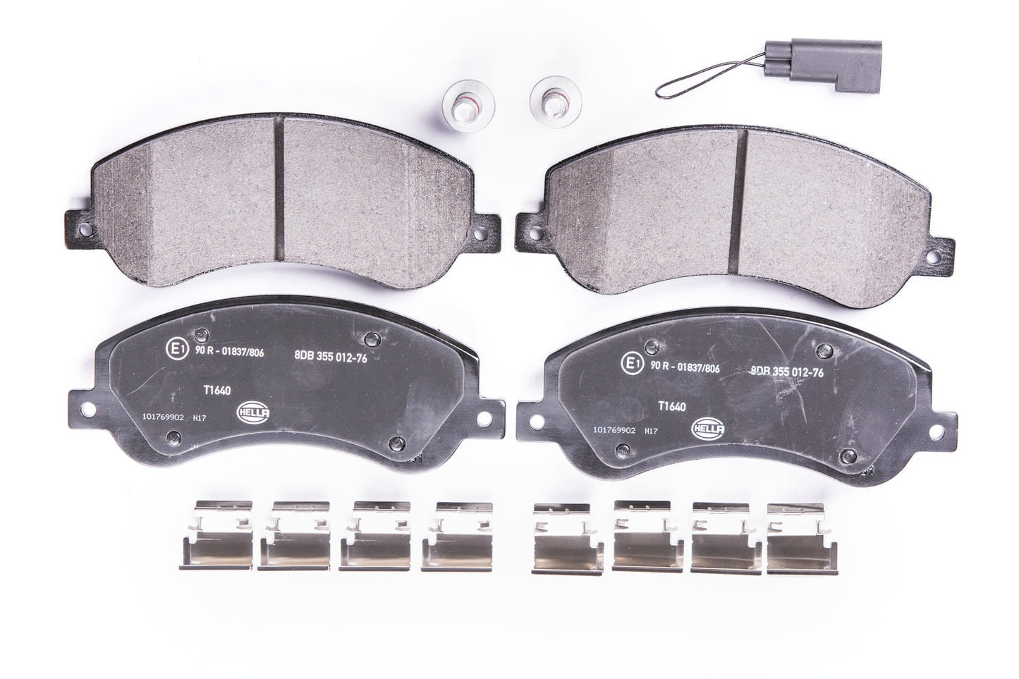 HELLA Brake pad set - T1640 - for e.g. FORD 8DB355012-761