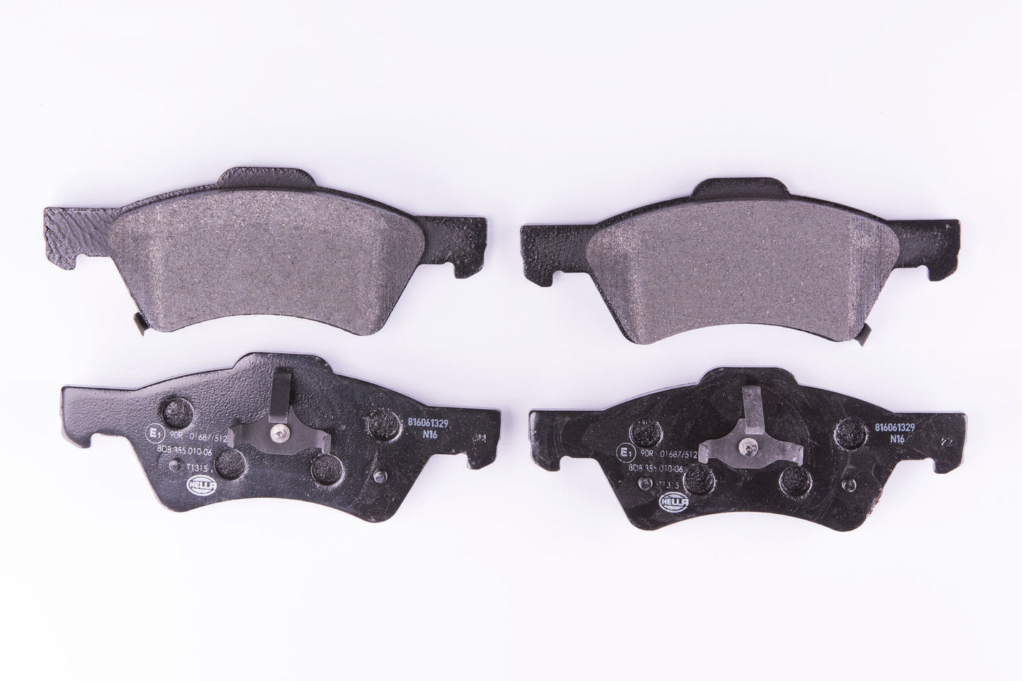 HELLA Brake pad set - T1315 - for e.g. CHRYSLER / DODGE 8DB355010-061