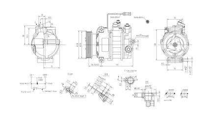Hella Aircon Compressor 8FK366200-181