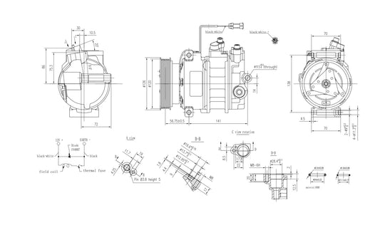 Hella Aircon Compressor 8FK366200-181