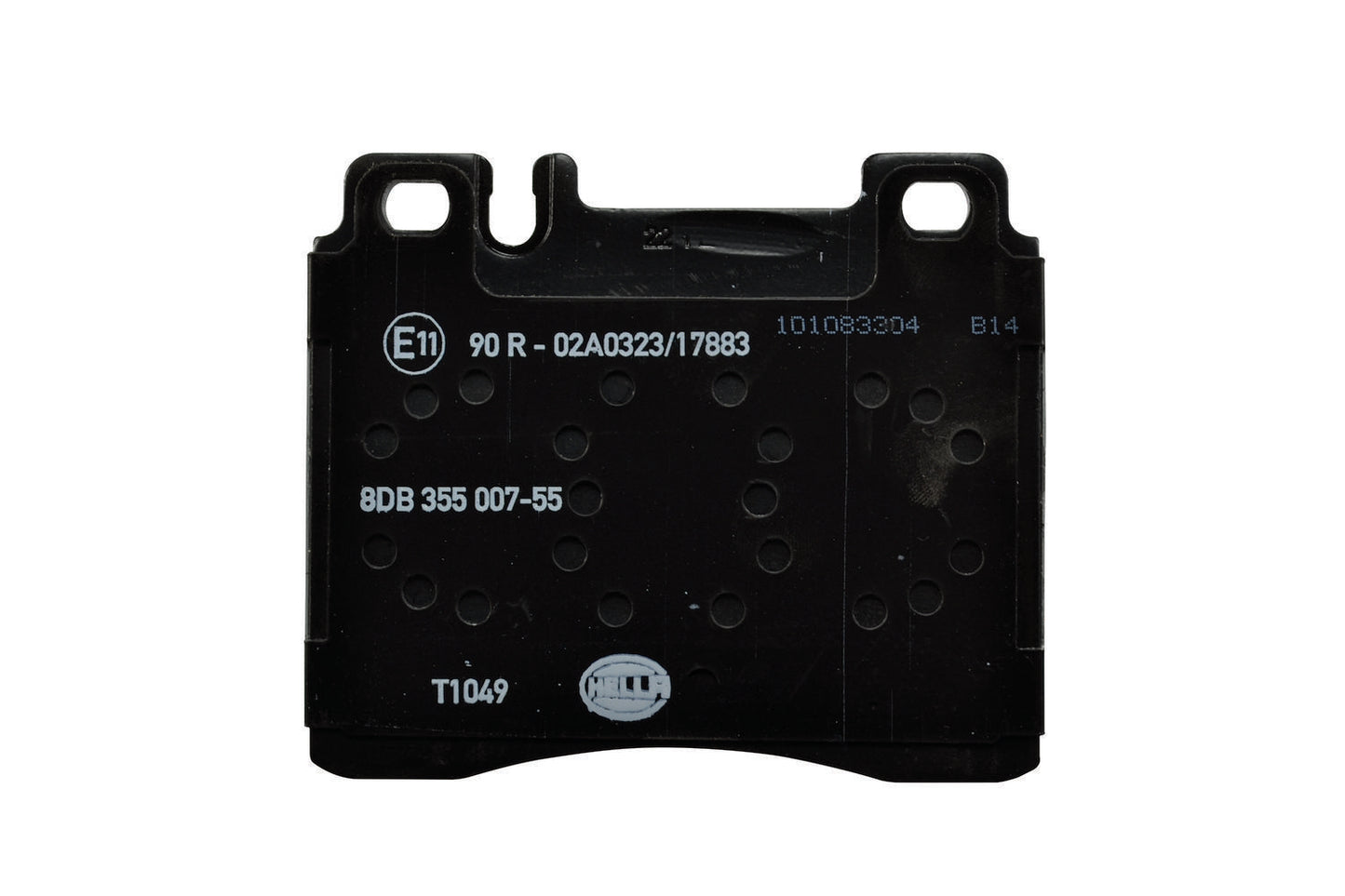 HELLA Brake pad set - T1049 - for e.g. MERCEDES-BENZ 8DB355007-551