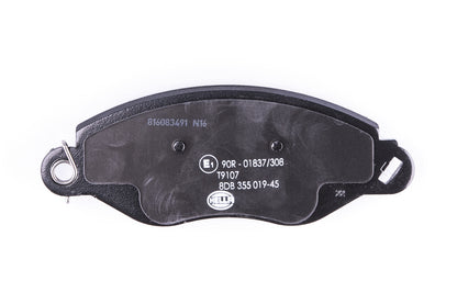 HELLA Brake pad set - T9107 - for e.g. FORD 8DB355019-451
