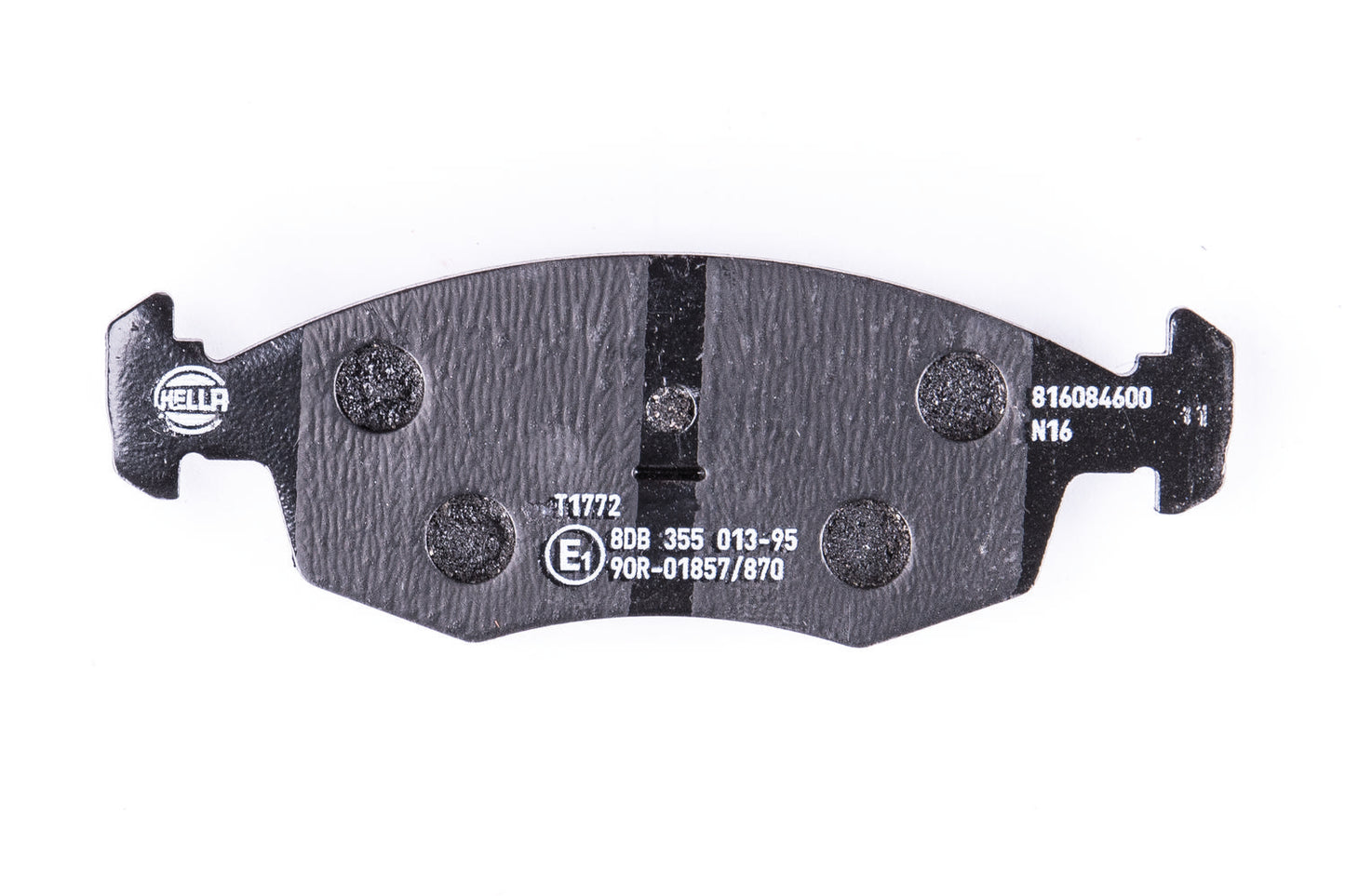 HELLA Brake pad set - T1772 - for e.g. DACIA / LADA / NISSAN / RENAULT 8DB355013-951