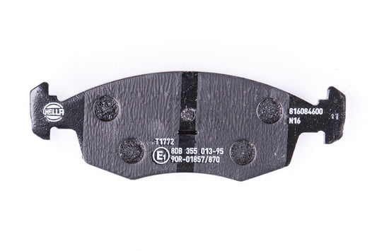 HELLA Brake pad set - T1772 - for e.g. DACIA / LADA / NISSAN / RENAULT 8DB355013-951