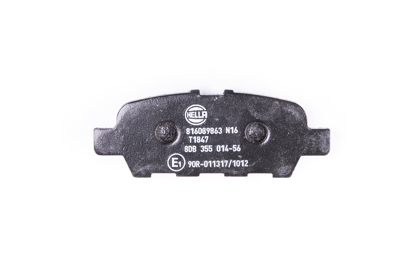 HELLA Brake pad set - T1847 - for e.g. INFINITI / NISSAN / SUZUKI 8DB355014-561