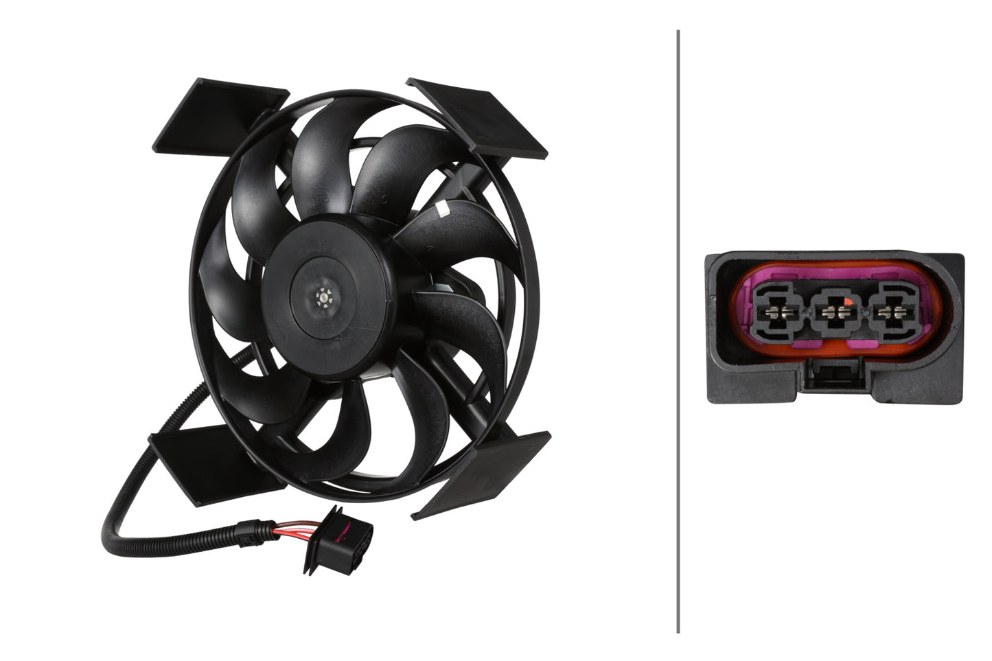 Hella Radiator Cooling Fan 8EW366420-321