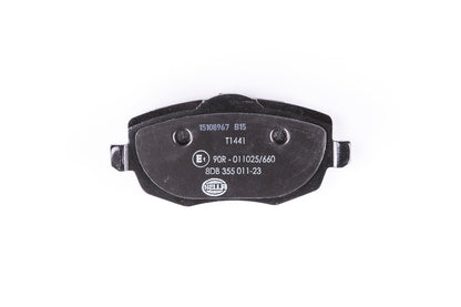 HELLA Brake pad set - T1441 - for e.g. LANCIA 8DB355011-231