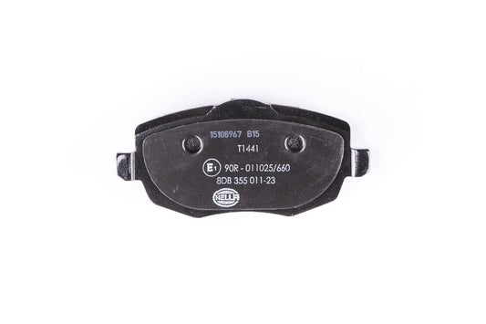 HELLA Brake pad set - T1441 - for e.g. LANCIA 8DB355011-231