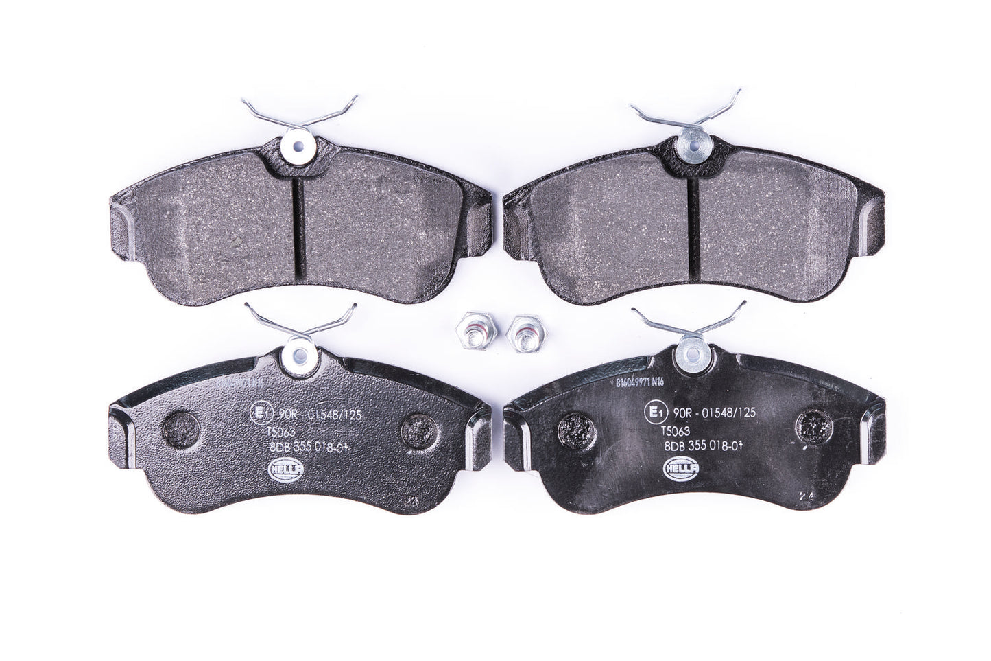 HELLA Brake pad set - T5063 - for e.g. NISSAN 8DB355018-011