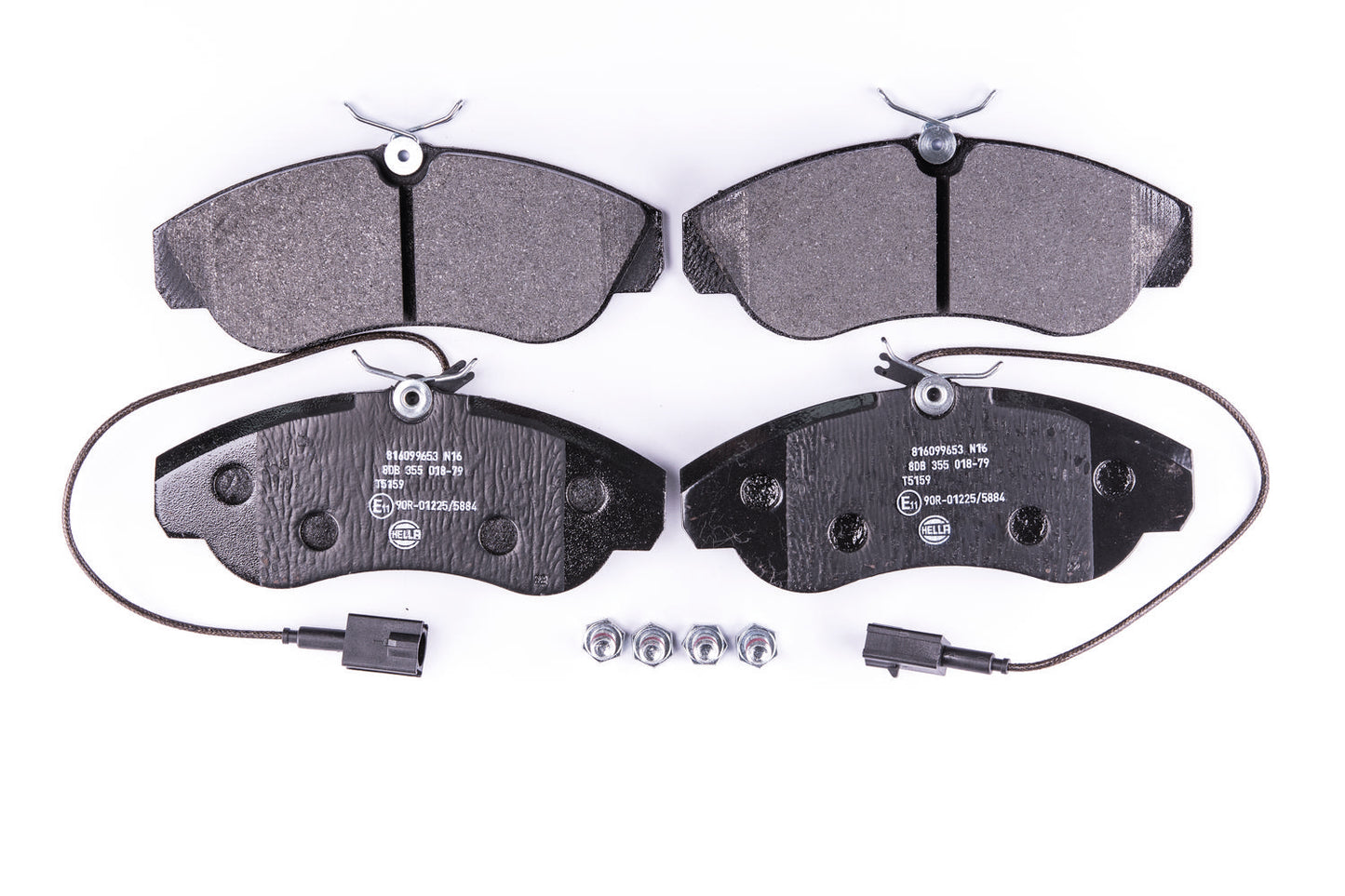 HELLA Brake pad set - T5159 - for e.g. CITROEN / FIAT / PEUGEOT 8DB355018-791