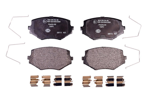 HELLA Brake pad set - T3073 - for e.g. EUNOS / MAZDA 8DB355016-861