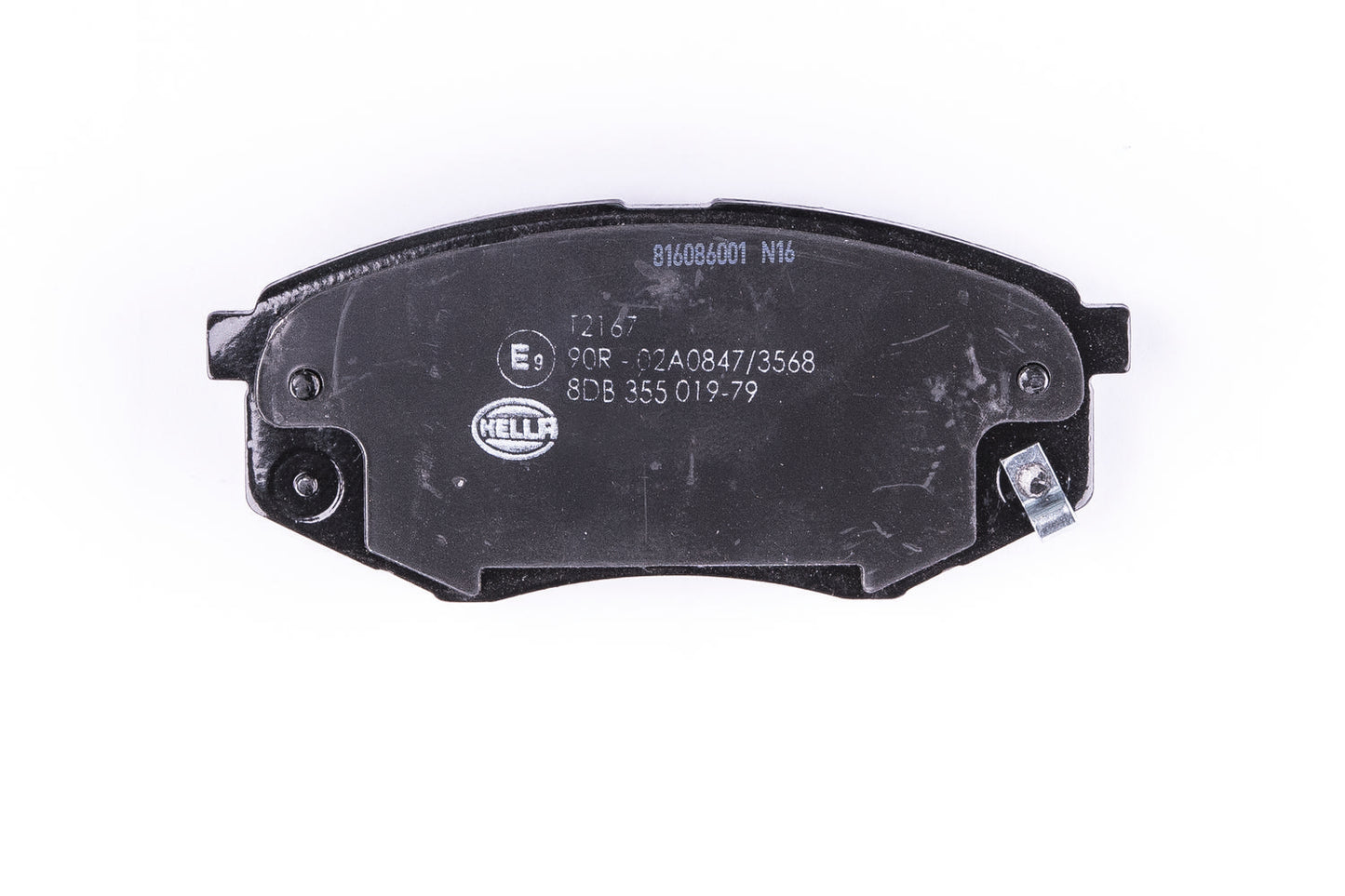 HELLA Brake pad set - T2167 - for e.g. HYUNDAI / KIA 8DB355019-791