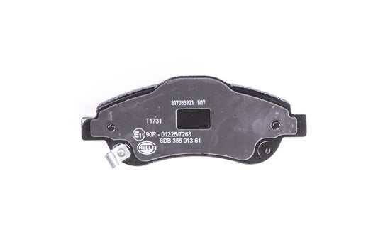 HELLA Brake pad set - T1731 - for e.g. HONDA 8DB355013-611