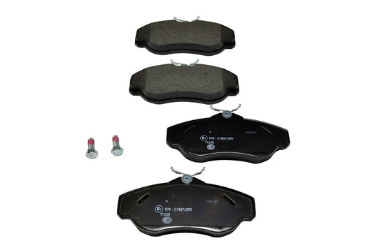 HELLA Brake pad set - T1258 - for e.g. LAND ROVER 8DB355009-531