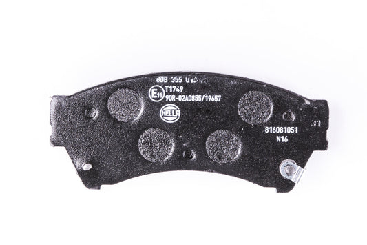 HELLA Brake pad set - T1749 - for e.g. LINCOLN / MAZDA 8DB355013-761