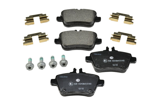 HELLA Brake pad set - T2110 - for e.g. MERCEDES-BENZ 8DB355019-641