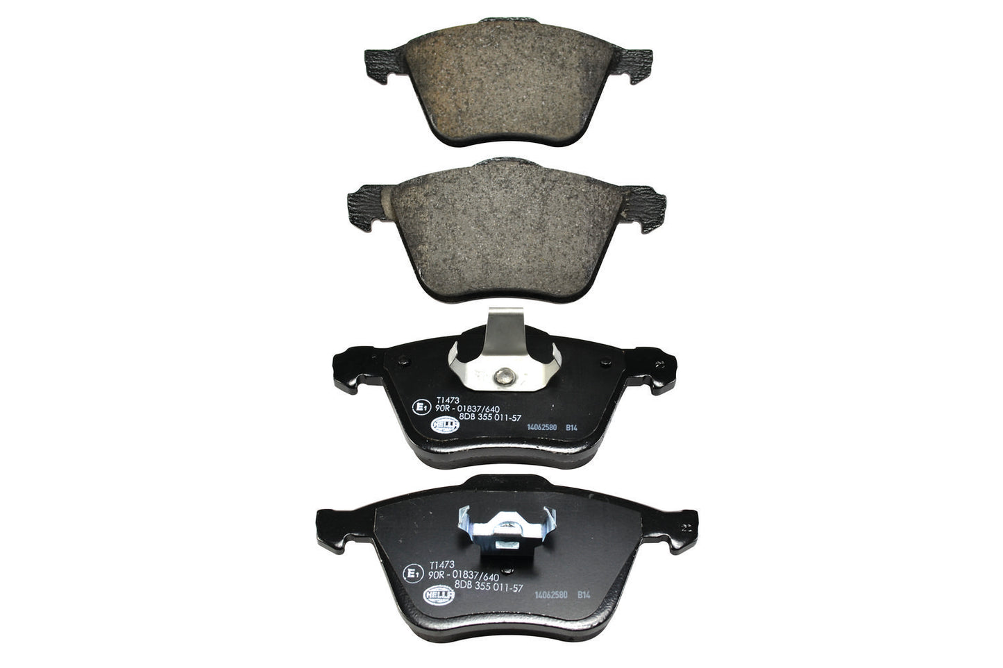 HELLA Brake pad set - T1473 - for e.g. VOLVO / VOLVO ASIA 8DB355011-571