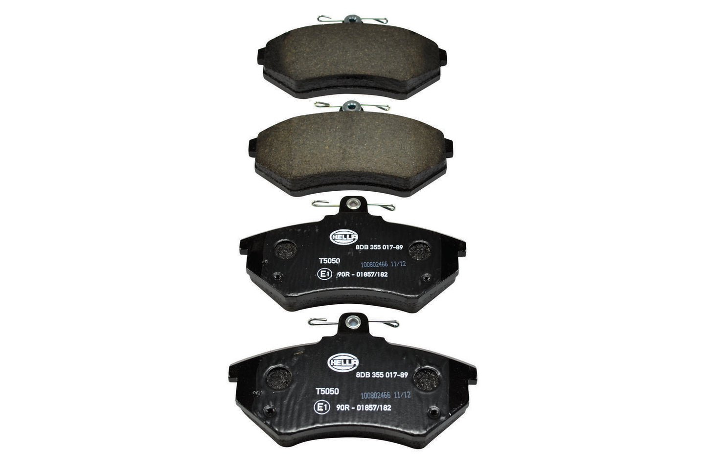 HELLA Brake pad set - T5050 - for e.g. SEAT / VOLKSWAGEN 8DB355017-891