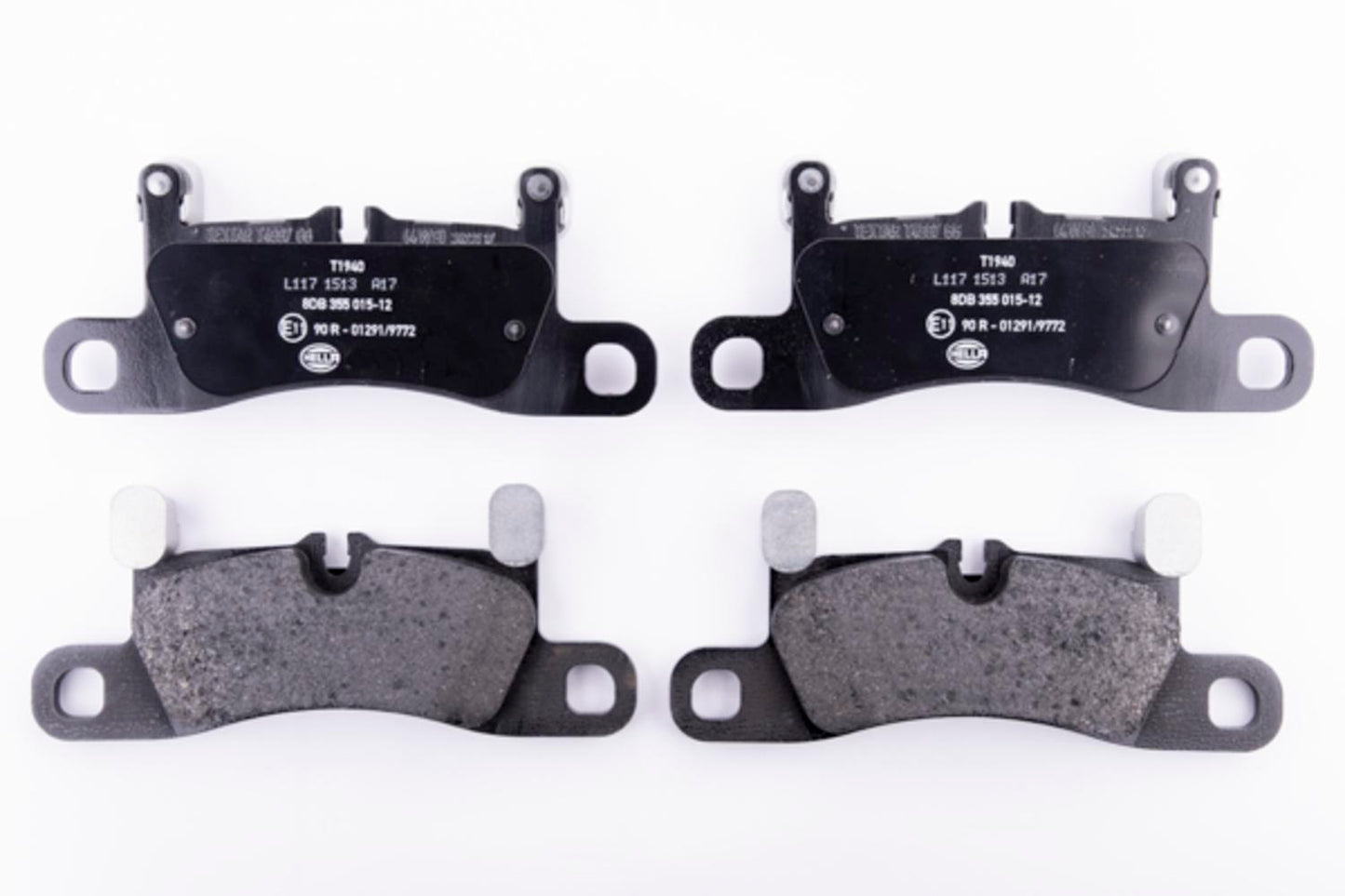 HELLA Brake pad set - T1940 - for e.g. PORSCHE 8DB355015-121