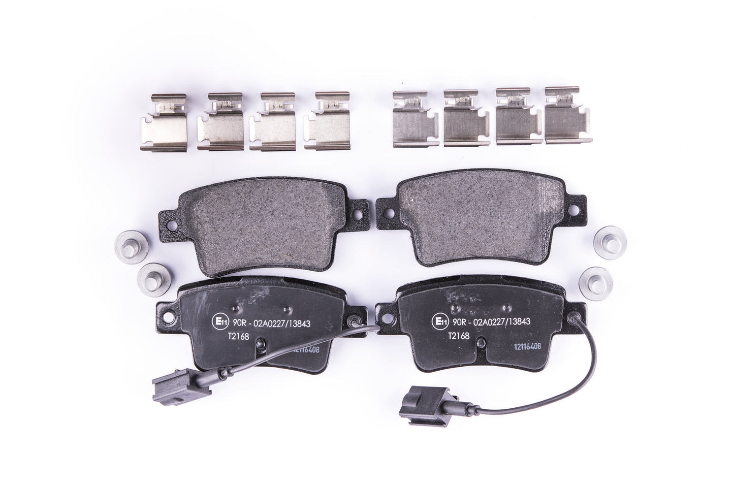 HELLA Brake pad set - T2168 - for e.g. ABARTH / FIAT 8DB355019-801